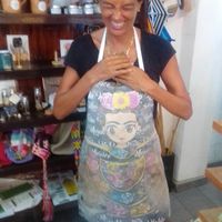 One of the staffers. Georgette I think;) at Elixir Spot in Puerto Vallarta