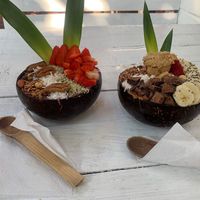 Açai and cacao bowls  at Elixir Spot in Puerto Vallarta