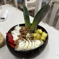 Golden Milk bowl  at Elixir Spot in Puerto Vallarta
