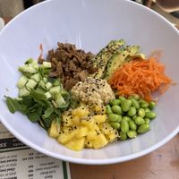 Poke life bowl  at Elixir Spot in Puerto Vallarta