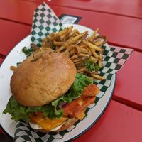 Vegan chicken burger 5/5 at Leopold's Tavern in Edmonton