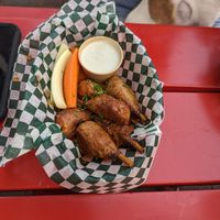 Vegan wings 4/5 at Leopold's Tavern in Edmonton