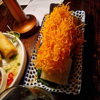 PUMPKIN, SWEET POTATO & WATER CHESTNUT RICE NOODLE ROLL $18 at Madame Wu in Brisbane