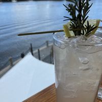 Kaffir lime drink  at Madame Wu in Brisbane