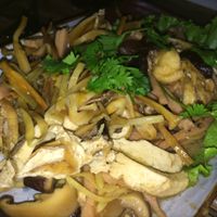 banana flowers  at The Vegetarian in Phnom Penh