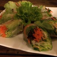 fresh summer rolls at The Vegetarian in Phnom Penh