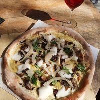 White pizza at Far i hatten in Malmo