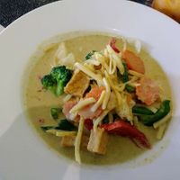 Vegan yellow curry with tofu🍴2022 at Thai Thani in Celebration