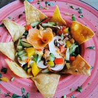 Ceviche vegetal (too pricey) at El Rey in Altea