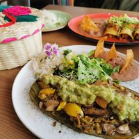 Front: Huarache vegetal (eur12) at El Rey in Altea