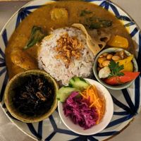 Vegetable curry at CBD Green in Okayama