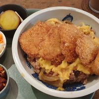 Katsudon at CBD Green in Okayama