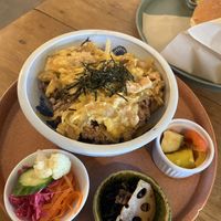 Donburi bowl  at CBD Green in Okayama