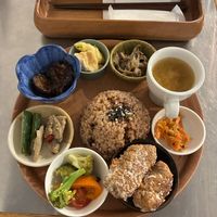 Vegan plate   at CBD Green in Okayama