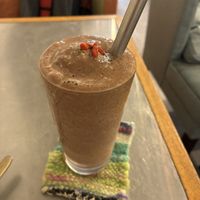 Banana and chocolate smoothie   at CBD Green in Okayama