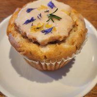 Lemon rosemary muffin at Whitely by Toriba Coffee in Hayama