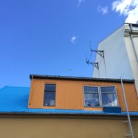 from the back porch at Cafe Babalu in Reykjavik