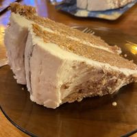 Vegan carrot cake  at Cafe Babalu in Reykjavik