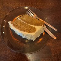 Carrot cake   at Cafe Babalu in Reykjavik