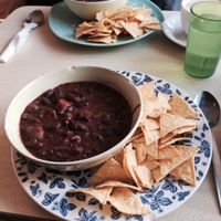 Veggie chili at Cafe Babalu in Reykjavik
