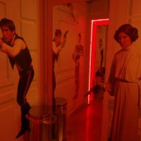 Star Wars theme bathroom at Cafe Babalu in Reykjavik