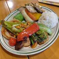 The grilled veggies plate at Nokdu - Plant Based Studio 채식공간 녹두 in Gyeonggi-do