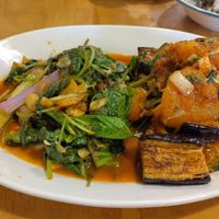 I highly suggest the braised eggplant at Nokdu - Plant Based Studio 채식공간 녹두 in Gyeonggi-do