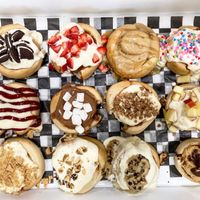 A variety of deliciousness! Took these to a party and they were a hit!!  at Cinnaholic in Arlington