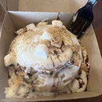 campfire s’mores   at Cinnaholic in Arlington