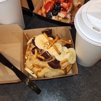 Dug in and then remembered to take photo😄#Veganuary at Cinnaholic in Arlington