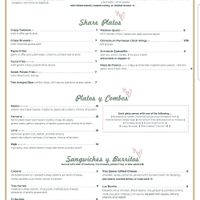 Luv Child Menu! Nice place in Tampa! at Luv Child in Tampa