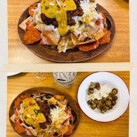 PB nachos & ancho mushrooms  at Luv Child in Tampa