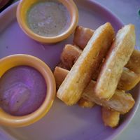 Yucca fries at Luv Child in Tampa
