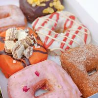Assortment at Little Vessels Donut Co in Honolulu