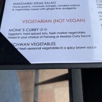 Warning ! at Bistro D'Asia in Coronado