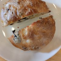 Bread with black olives. at Forno Brisa - Via Galliera in Bologna