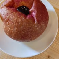 Sweet option with chocolate filling at Forno Brisa - Via Galliera in Bologna