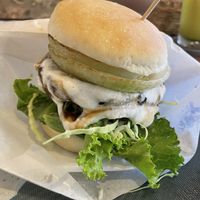 Teriyaki burger at Rotton 六屯 in Chatan