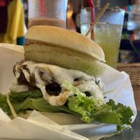 Teriyaki burger at Rotton 六屯 in Chatan