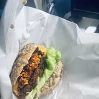 Spicy but I don’t recommend if you are looking for a more traditional burger .  at Rotton 六屯 in Chatan