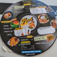 Main menu at Rotton 六屯 in Chatan