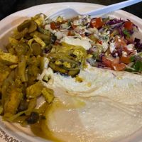 Shawarma plate.  at Green Gallery in Koh Phangan