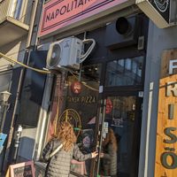 Outside of La Piccola Nonna. at La Piccola Nonna Pizza in Stockholm