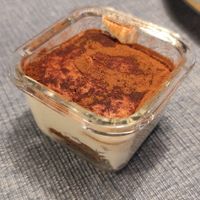 Their vegan tiramisu is so creamy and sweet, absolutely delishious! at La Piccola Nonna Pizza in Stockholm