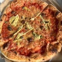 napoletana great at La Piccola Nonna Pizza in Stockholm