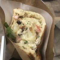 Pita with cauliflower   at Miznon in Central Singapore