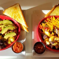 Venice Beach tofu scramble & vegan skillet at Twisted Citrus in North Canton