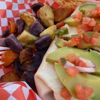 Breakfast Burrito with tofu at Twisted Citrus in North Canton