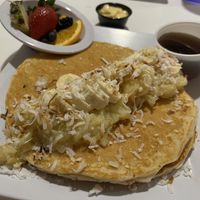 Vegan Tropical Treat Griddles (pancakes)  at Twisted Citrus in North Canton