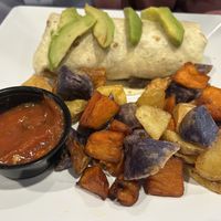 Vegan breakfast skillet  at Twisted Citrus in North Canton